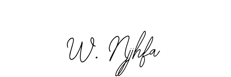 Also You can easily find your signature by using the search form. We will create W. Njjhfa name handwritten signature images for you free of cost using Bearetta-2O07w sign style. W. Njjhfa signature style 12 images and pictures png