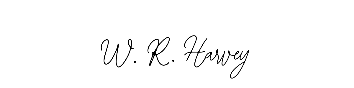 The best way (Bearetta-2O07w) to make a short signature is to pick only two or three words in your name. The name W. R. Harvey include a total of six letters. For converting this name. W. R. Harvey signature style 12 images and pictures png