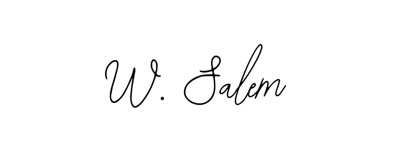 Make a beautiful signature design for name W. Salem. Use this online signature maker to create a handwritten signature for free. W. Salem signature style 12 images and pictures png