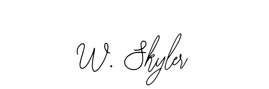 Make a beautiful signature design for name W. Skyler. Use this online signature maker to create a handwritten signature for free. W. Skyler signature style 12 images and pictures png