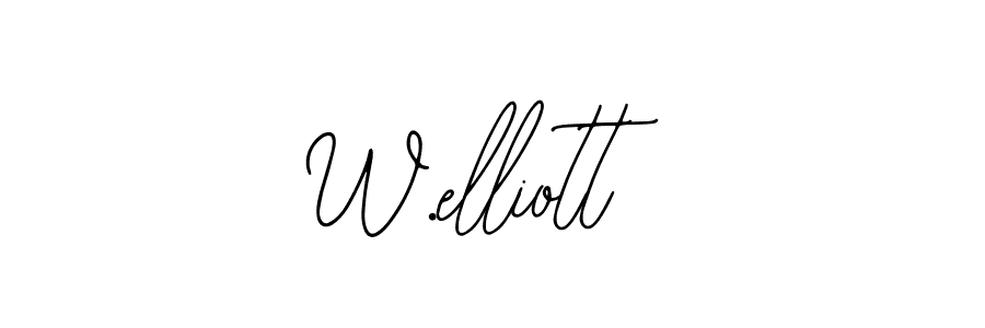 Make a beautiful signature design for name W.elliott. Use this online signature maker to create a handwritten signature for free. W.elliott signature style 12 images and pictures png