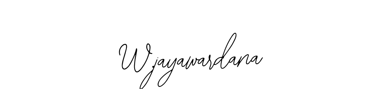 Make a beautiful signature design for name W.jayawardana. Use this online signature maker to create a handwritten signature for free. W.jayawardana signature style 12 images and pictures png