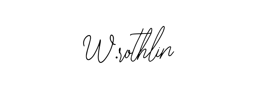 See photos of W.rothlin official signature by Spectra . Check more albums & portfolios. Read reviews & check more about Bearetta-2O07w font. W.rothlin signature style 12 images and pictures png