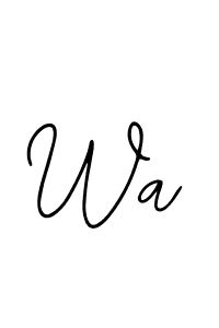 if you are searching for the best signature style for your name Wa. so please give up your signature search. here we have designed multiple signature styles  using Bearetta-2O07w. Wa signature style 12 images and pictures png