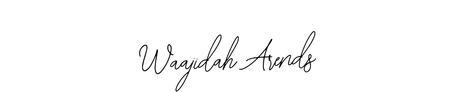 Also You can easily find your signature by using the search form. We will create Waajidah Arends name handwritten signature images for you free of cost using Bearetta-2O07w sign style. Waajidah Arends signature style 12 images and pictures png