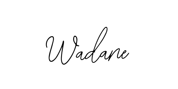 Make a beautiful signature design for name Wadane. With this signature (Bearetta-2O07w) style, you can create a handwritten signature for free. Wadane signature style 12 images and pictures png