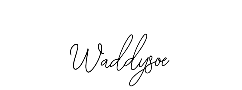 Similarly Bearetta-2O07w is the best handwritten signature design. Signature creator online .You can use it as an online autograph creator for name Waddysoe. Waddysoe signature style 12 images and pictures png