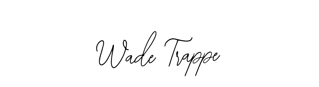 How to Draw Wade Trappe signature style? Bearetta-2O07w is a latest design signature styles for name Wade Trappe. Wade Trappe signature style 12 images and pictures png