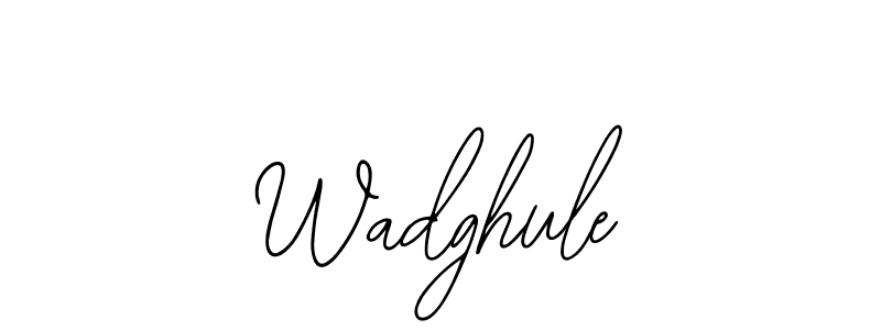 Wadghule stylish signature style. Best Handwritten Sign (Bearetta-2O07w) for my name. Handwritten Signature Collection Ideas for my name Wadghule. Wadghule signature style 12 images and pictures png