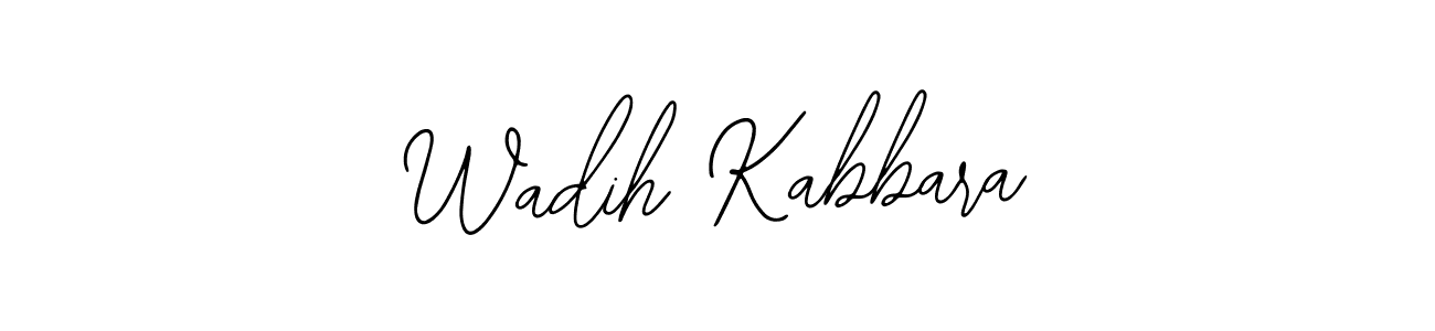 Use a signature maker to create a handwritten signature online. With this signature software, you can design (Bearetta-2O07w) your own signature for name Wadih Kabbara. Wadih Kabbara signature style 12 images and pictures png