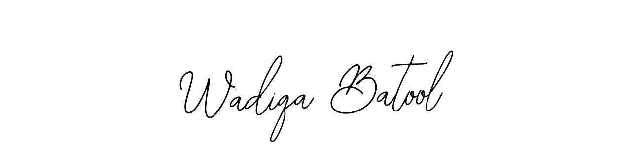 Wadiqa Batool stylish signature style. Best Handwritten Sign (Bearetta-2O07w) for my name. Handwritten Signature Collection Ideas for my name Wadiqa Batool. Wadiqa Batool signature style 12 images and pictures png