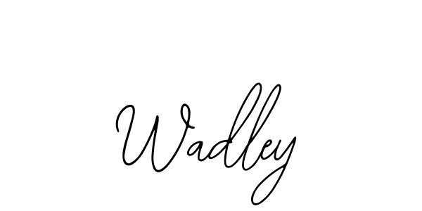 Wadley stylish signature style. Best Handwritten Sign (Bearetta-2O07w) for my name. Handwritten Signature Collection Ideas for my name Wadley. Wadley signature style 12 images and pictures png