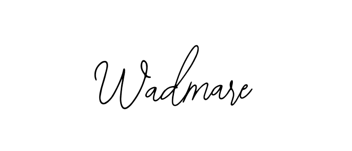 Use a signature maker to create a handwritten signature online. With this signature software, you can design (Bearetta-2O07w) your own signature for name Wadmare. Wadmare signature style 12 images and pictures png