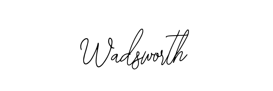 if you are searching for the best signature style for your name Wadsworth. so please give up your signature search. here we have designed multiple signature styles  using Bearetta-2O07w. Wadsworth signature style 12 images and pictures png