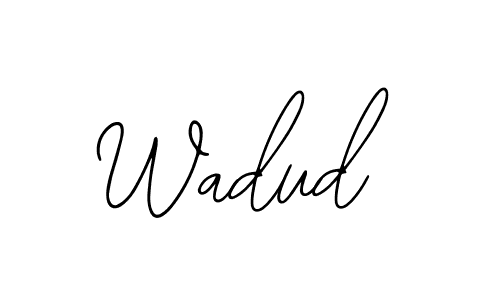 You should practise on your own different ways (Bearetta-2O07w) to write your name (Wadud) in signature. don't let someone else do it for you. Wadud signature style 12 images and pictures png
