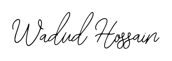 A timeless handwritten aesthetic for Wadud Hossain. The Bearetta-2O07w font gives your signature a handcrafted feel with natural curves. Wadud Hossain signature style 12 images and pictures png