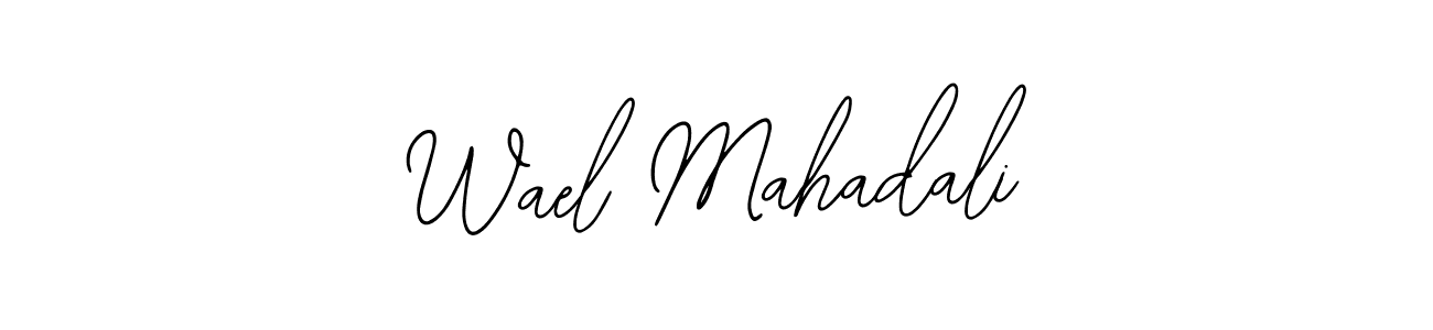 Also You can easily find your signature by using the search form. We will create Wael Mahadali name handwritten signature images for you free of cost using Bearetta-2O07w sign style. Wael Mahadali signature style 12 images and pictures png