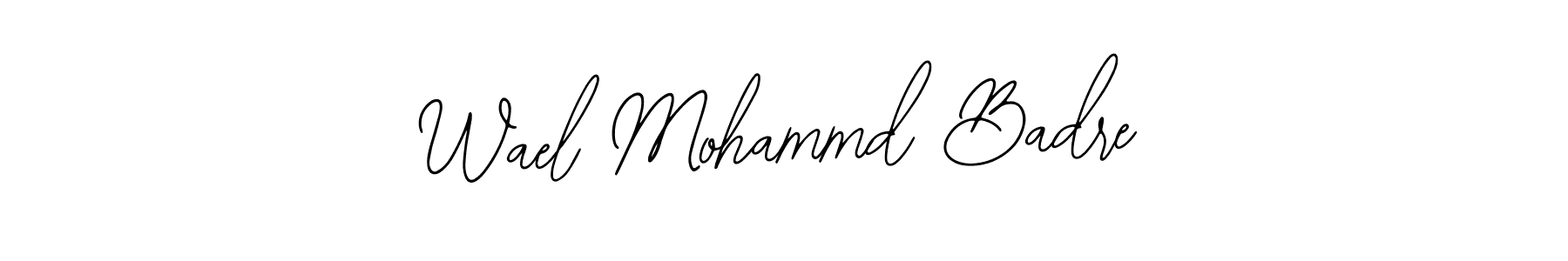 Similarly Bearetta-2O07w is the best handwritten signature design. Signature creator online .You can use it as an online autograph creator for name Wael Mohammd Badre. Wael Mohammd Badre signature style 12 images and pictures png