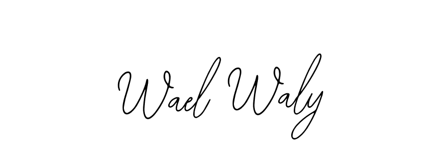 Best and Professional Signature Style for Wael Waly. Bearetta-2O07w Best Signature Style Collection. Wael Waly signature style 12 images and pictures png