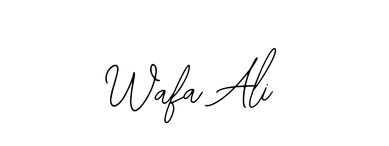 Wafa Ali stylish signature style. Best Handwritten Sign (Bearetta-2O07w) for my name. Handwritten Signature Collection Ideas for my name Wafa Ali. Wafa Ali signature style 12 images and pictures png
