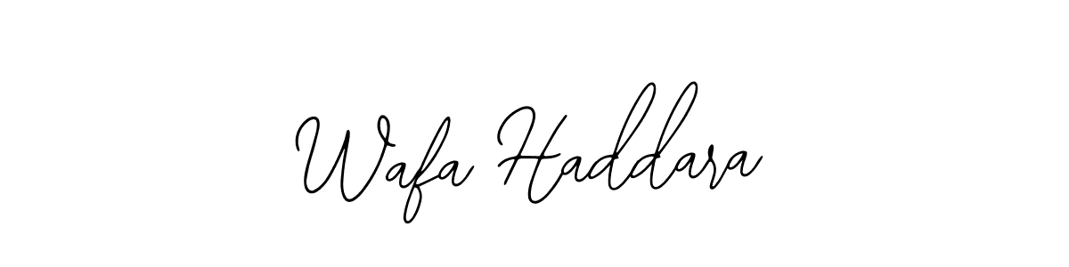 It looks lik you need a new signature style for name Wafa Haddara. Design unique handwritten (Bearetta-2O07w) signature with our free signature maker in just a few clicks. Wafa Haddara signature style 12 images and pictures png