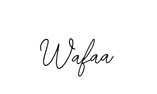 How to Draw Wafaa signature style? Bearetta-2O07w is a latest design signature styles for name Wafaa. Wafaa signature style 12 images and pictures png