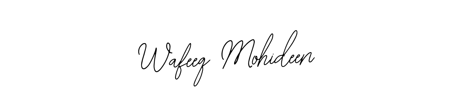 Make a beautiful signature design for name Wafeeq Mohideen. With this signature (Bearetta-2O07w) style, you can create a handwritten signature for free. Wafeeq Mohideen signature style 12 images and pictures png