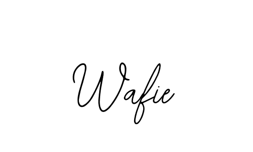 Make a beautiful signature design for name Wafie. With this signature (Bearetta-2O07w) style, you can create a handwritten signature for free. Wafie signature style 12 images and pictures png