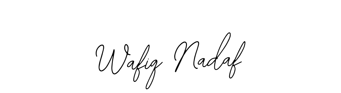 Wafiq Nadaf stylish signature style. Best Handwritten Sign (Bearetta-2O07w) for my name. Handwritten Signature Collection Ideas for my name Wafiq Nadaf. Wafiq Nadaf signature style 12 images and pictures png