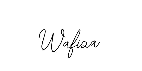 The best way (Bearetta-2O07w) to make a short signature is to pick only two or three words in your name. The name Wafiza include a total of six letters. For converting this name. Wafiza signature style 12 images and pictures png