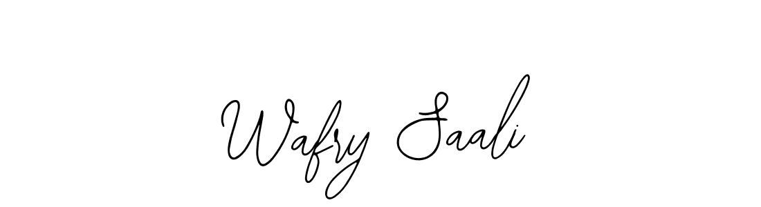 Similarly Bearetta-2O07w is the best handwritten signature design. Signature creator online .You can use it as an online autograph creator for name Wafry Saali. Wafry Saali signature style 12 images and pictures png