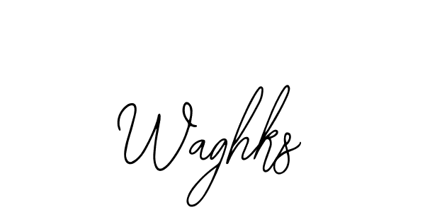 Design your own signature with our free online signature maker. With this signature software, you can create a handwritten (Bearetta-2O07w) signature for name Waghks. Waghks signature style 12 images and pictures png