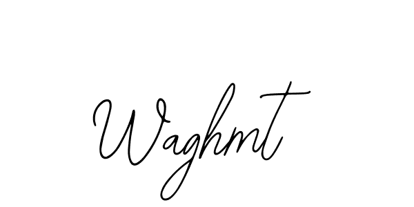 Use a signature maker to create a handwritten signature online. With this signature software, you can design (Bearetta-2O07w) your own signature for name Waghmt. Waghmt signature style 12 images and pictures png