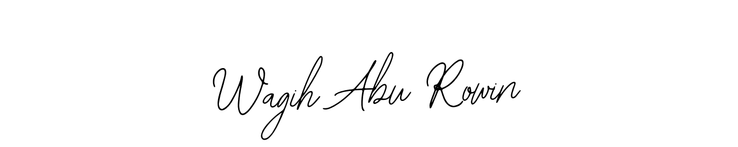 Use a signature maker to create a handwritten signature online. With this signature software, you can design (Bearetta-2O07w) your own signature for name Wagih Abu Rowin. Wagih Abu Rowin signature style 12 images and pictures png