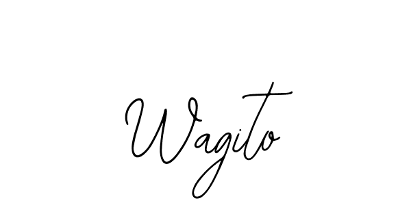 How to make Wagito name signature. Use Bearetta-2O07w style for creating short signs online. This is the latest handwritten sign. Wagito signature style 12 images and pictures png
