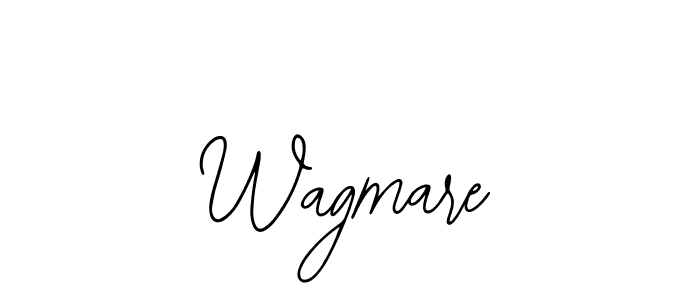 How to make Wagmare name signature. Use Bearetta-2O07w style for creating short signs online. This is the latest handwritten sign. Wagmare signature style 12 images and pictures png