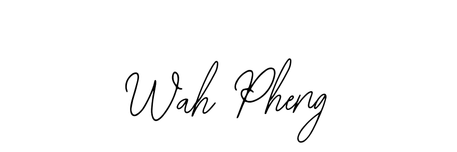 Create a beautiful signature design for name Wah Pheng. With this signature (Bearetta-2O07w) fonts, you can make a handwritten signature for free. Wah Pheng signature style 12 images and pictures png