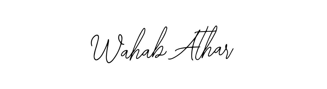 Here are the top 10 professional signature styles for the name Wahab Athar. These are the best autograph styles you can use for your name. Wahab Athar signature style 12 images and pictures png