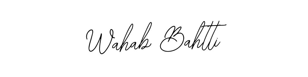 Best and Professional Signature Style for Wahab Bahtti. Bearetta-2O07w Best Signature Style Collection. Wahab Bahtti signature style 12 images and pictures png