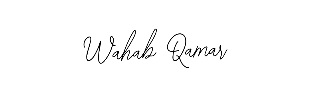 Best and Professional Signature Style for Wahab Qamar. Bearetta-2O07w Best Signature Style Collection. Wahab Qamar signature style 12 images and pictures png