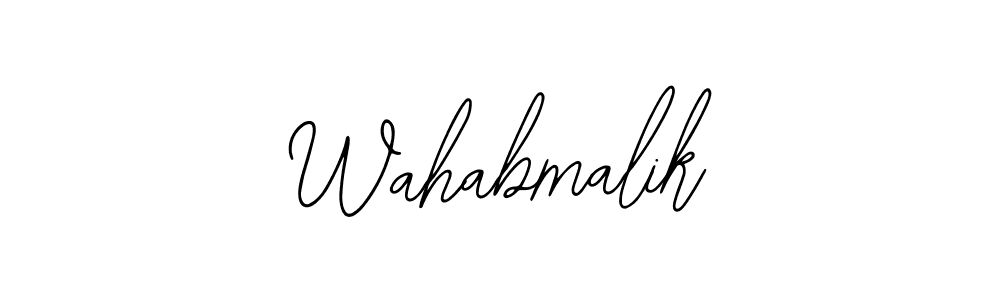 Design your own signature with our free online signature maker. With this signature software, you can create a handwritten (Bearetta-2O07w) signature for name Wahabmalik. Wahabmalik signature style 12 images and pictures png