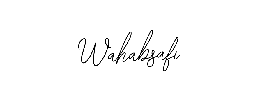 How to make Wahabsafi signature? Bearetta-2O07w is a professional autograph style. Create handwritten signature for Wahabsafi name. Wahabsafi signature style 12 images and pictures png