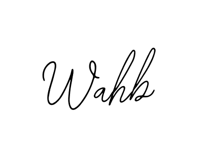 How to Draw Wahb signature style? Bearetta-2O07w is a latest design signature styles for name Wahb. Wahb signature style 12 images and pictures png