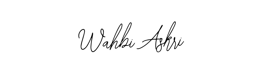 Make a beautiful signature design for name Wahbi Askri. With this signature (Bearetta-2O07w) style, you can create a handwritten signature for free. Wahbi Askri signature style 12 images and pictures png