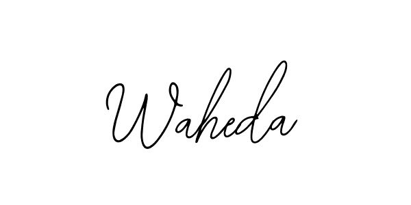 Also You can easily find your signature by using the search form. We will create Waheda name handwritten signature images for you free of cost using Bearetta-2O07w sign style. Waheda signature style 12 images and pictures png