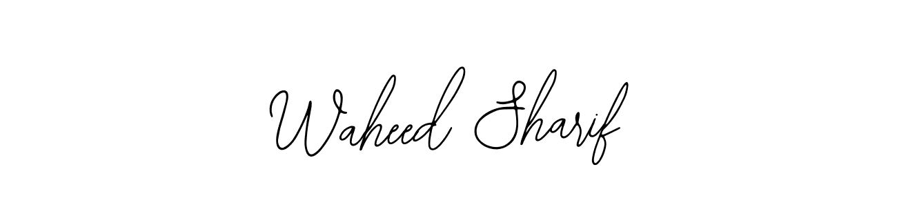 How to make Waheed Sharif signature? Bearetta-2O07w is a professional autograph style. Create handwritten signature for Waheed Sharif name. Waheed Sharif signature style 12 images and pictures png