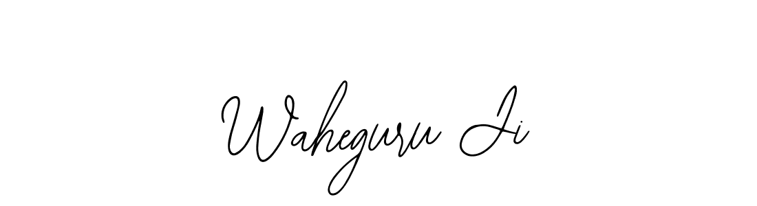 Waheguru Ji stylish signature style. Best Handwritten Sign (Bearetta-2O07w) for my name. Handwritten Signature Collection Ideas for my name Waheguru Ji. Waheguru Ji signature style 12 images and pictures png