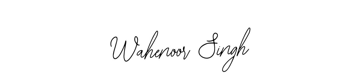 The best way (Bearetta-2O07w) to make a short signature is to pick only two or three words in your name. The name Wahenoor Singh include a total of six letters. For converting this name. Wahenoor Singh signature style 12 images and pictures png