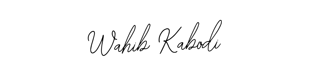 You should practise on your own different ways (Bearetta-2O07w) to write your name (Wahib Kabodi) in signature. don't let someone else do it for you. Wahib Kabodi signature style 12 images and pictures png