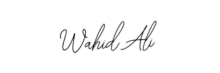 How to make Wahid Ali signature? Bearetta-2O07w is a professional autograph style. Create handwritten signature for Wahid Ali name. Wahid Ali signature style 12 images and pictures png